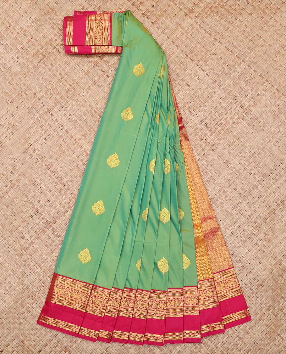 Green Budget Silk Saree