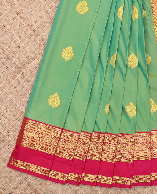 Green Budget Silk Saree