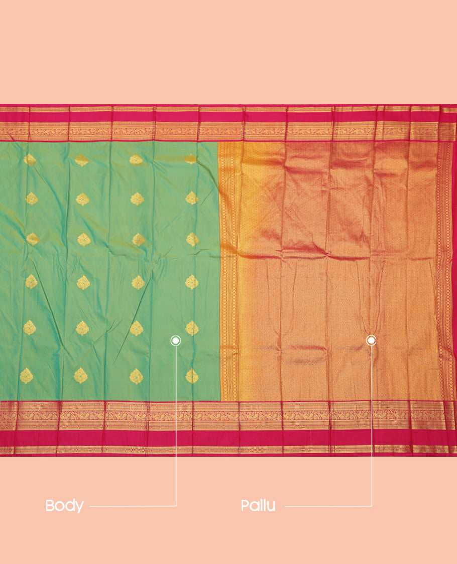 Green Budget Silk Saree