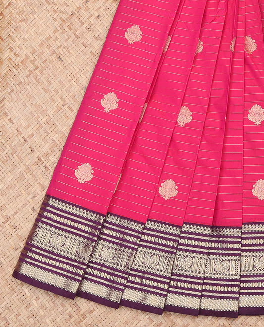 Pink Budget Silk Saree