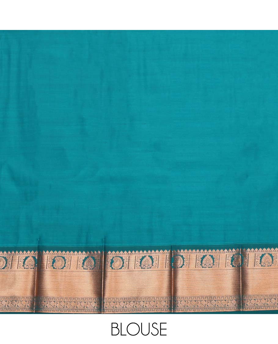 Pink Budget Silk Saree, Woven with Jacquard Design, Complemented by a Contrast Traditional Zari Border, Grand Jaal Pallu, and a Contrast Blouse