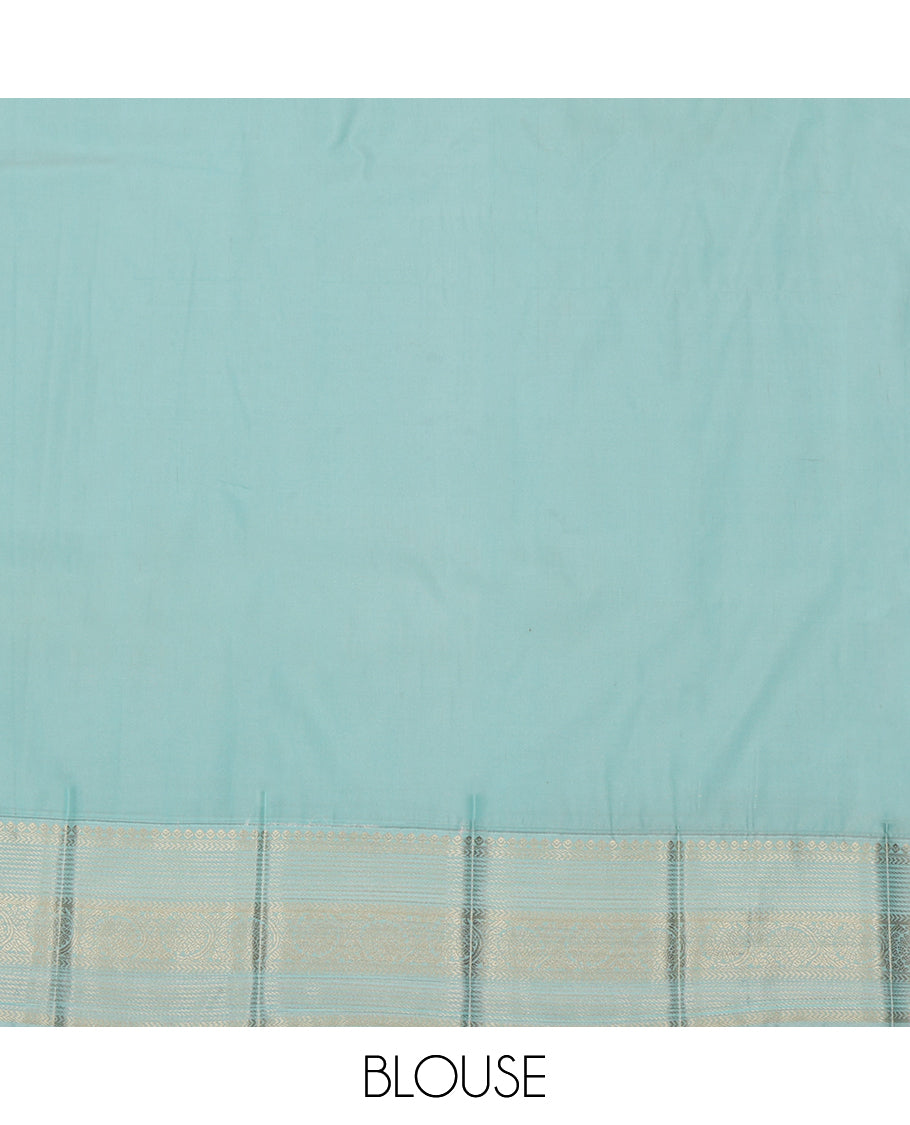 Blue Budget Silk Saree
