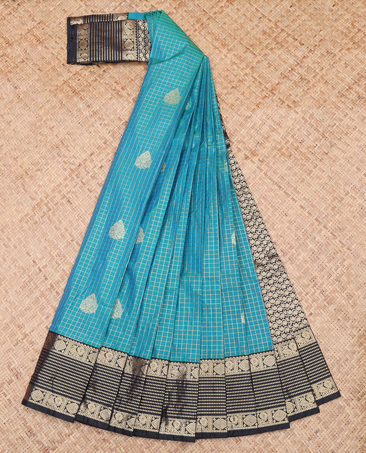 Blue Budget Silk Saree