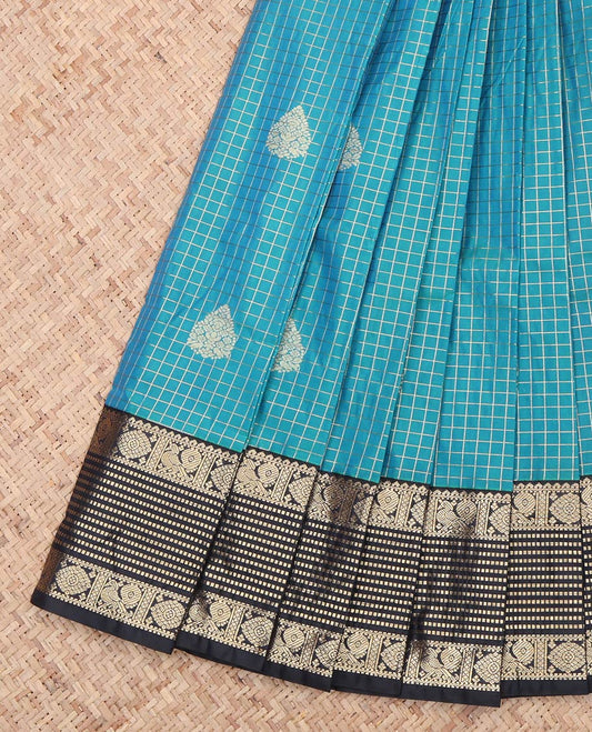 Blue Budget Silk Saree