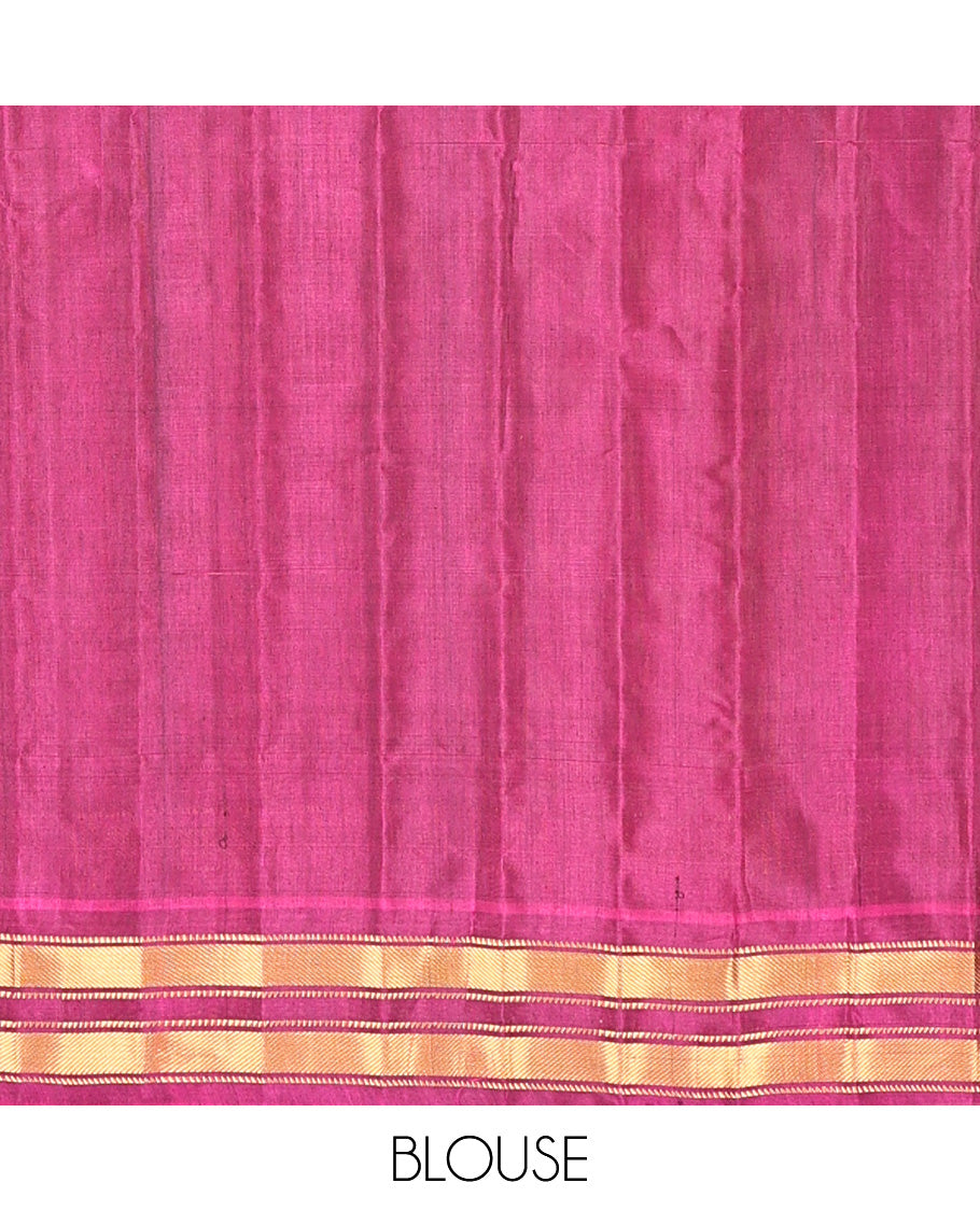 Green Gadwal Silk Saree