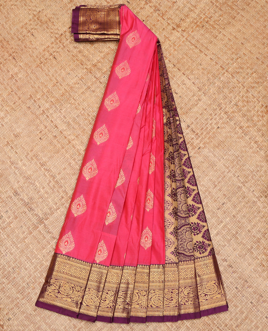Pink Budget Silk Saree