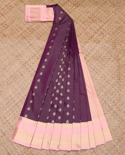 Purple Budget Silk Saree