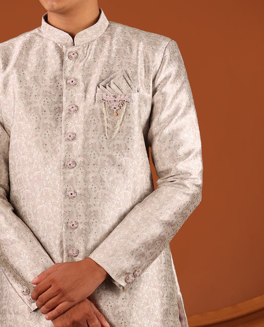 Grey Men's Kurta