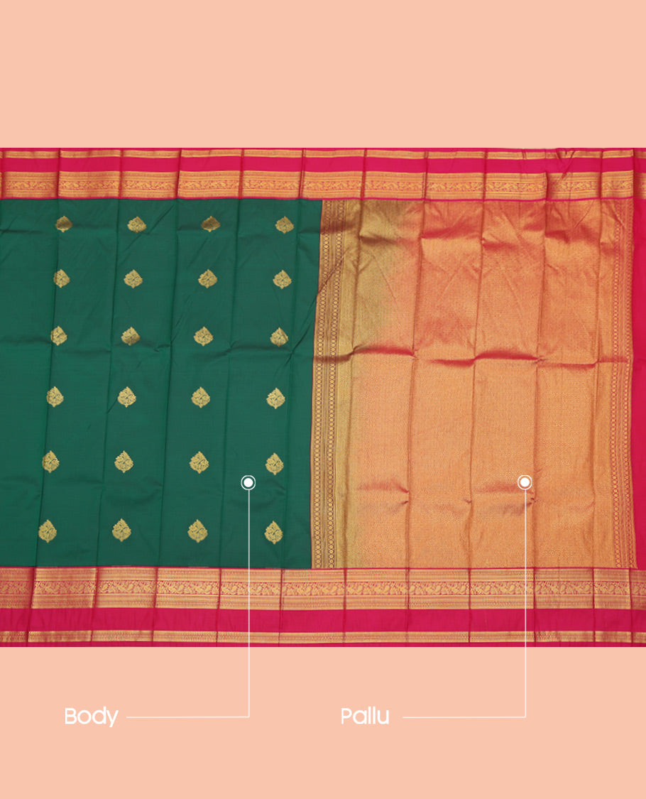 Green Budget Silk Saree