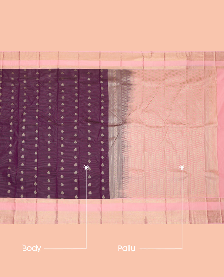 Purple Budget Silk Saree