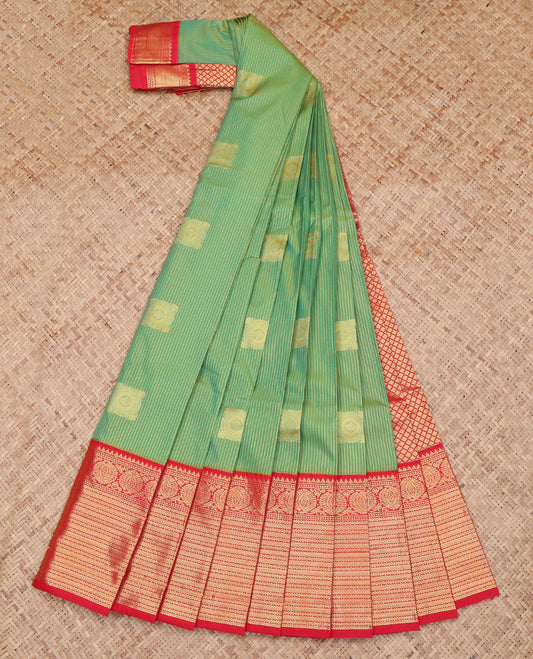 Green Budget Silk Saree