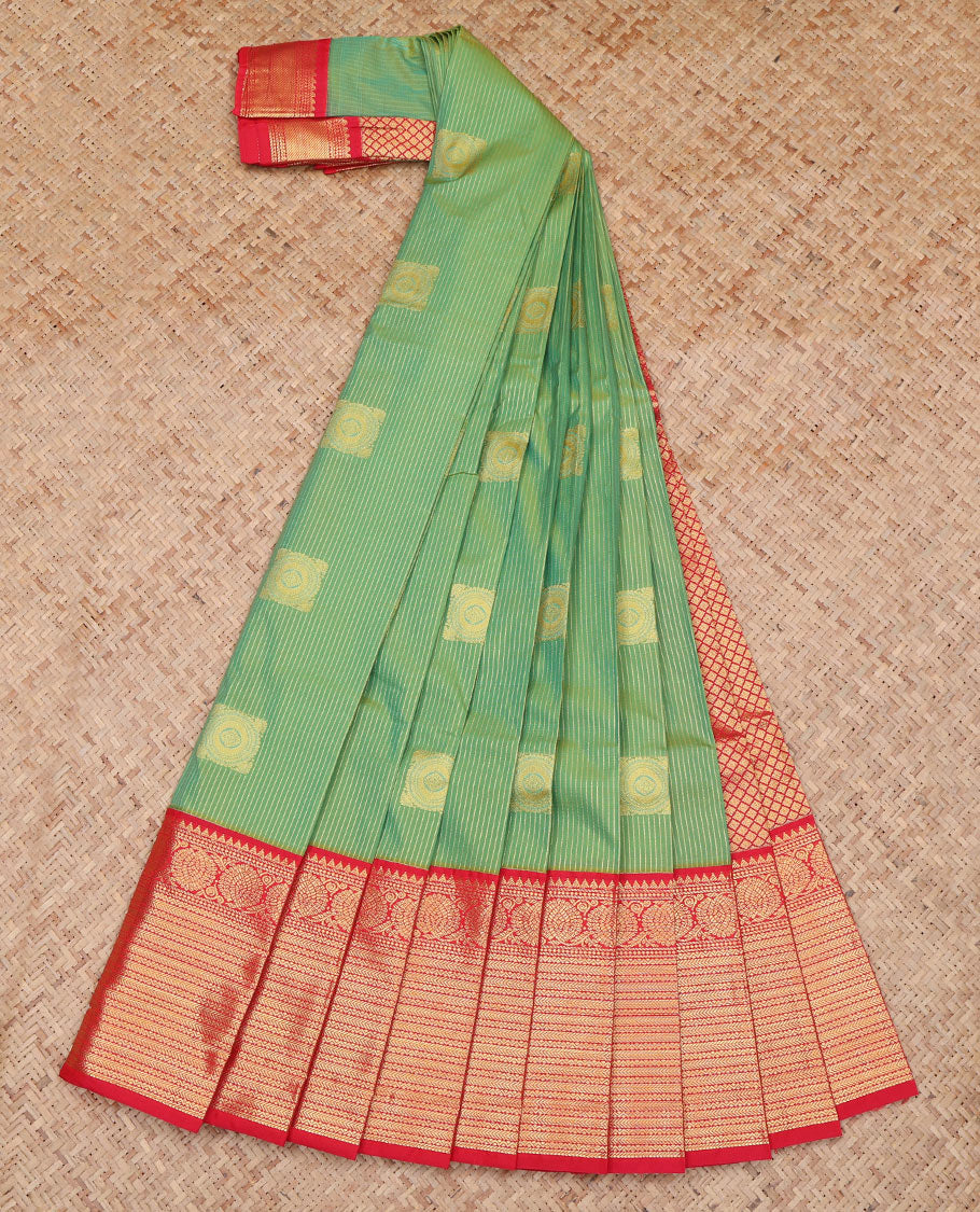 Green Budget Silk Saree