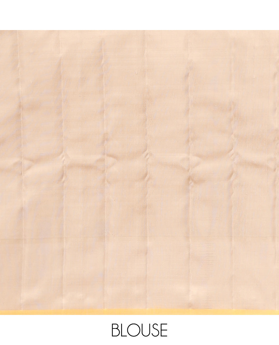 Black-White Gadwal Saree