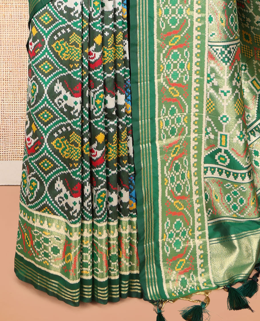 Green Fancy Patola Saree