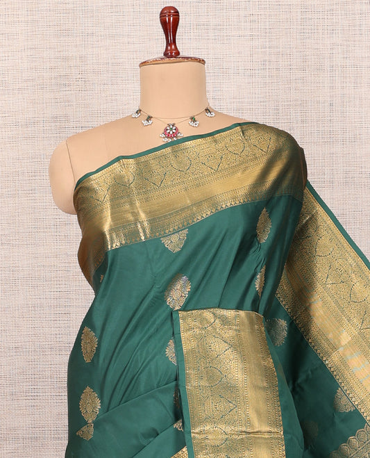 Green Budget Silk Saree