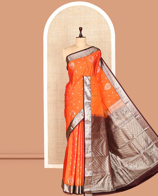 Orange Gift Saree