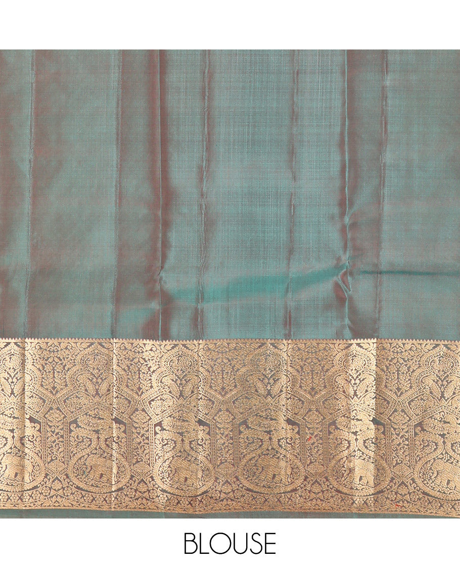 Pink Vasundhara Lite Silk Mix Saree, Richly Detailed with Zari Buttas, Complemented by a Contrast Zari Border, Grand Pallu of Jaal Design, and a Contrast Blouse