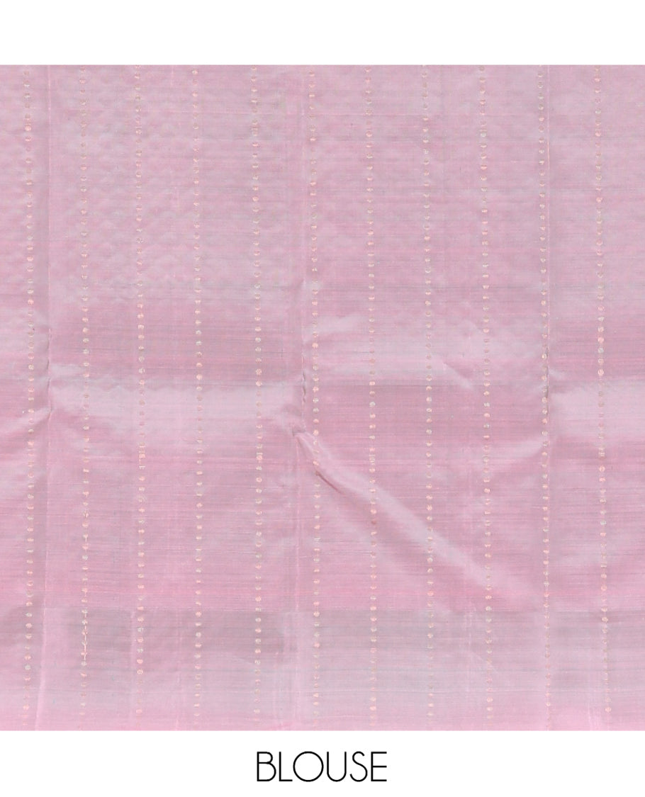 Blue Thread Stripes Mayuri Lite Silk Mix Saree