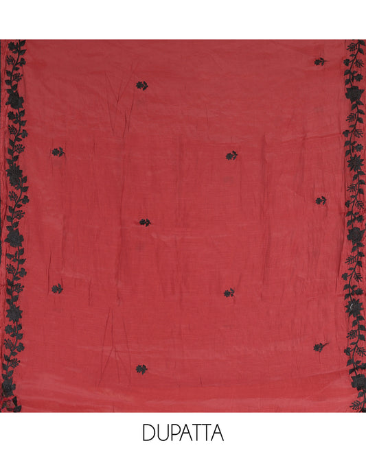 Dark Brown Chudidar Material