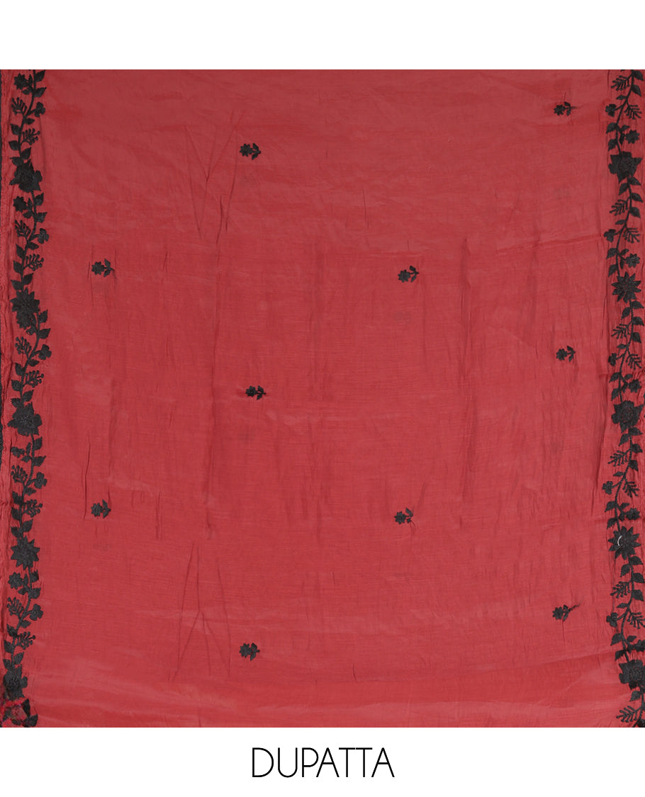 Dark Brown Chudidar Material