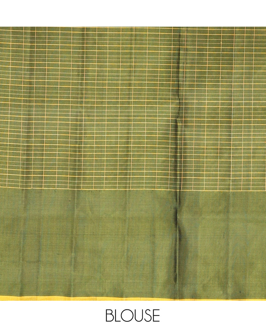 Green Mayuri Soft Silk Saree