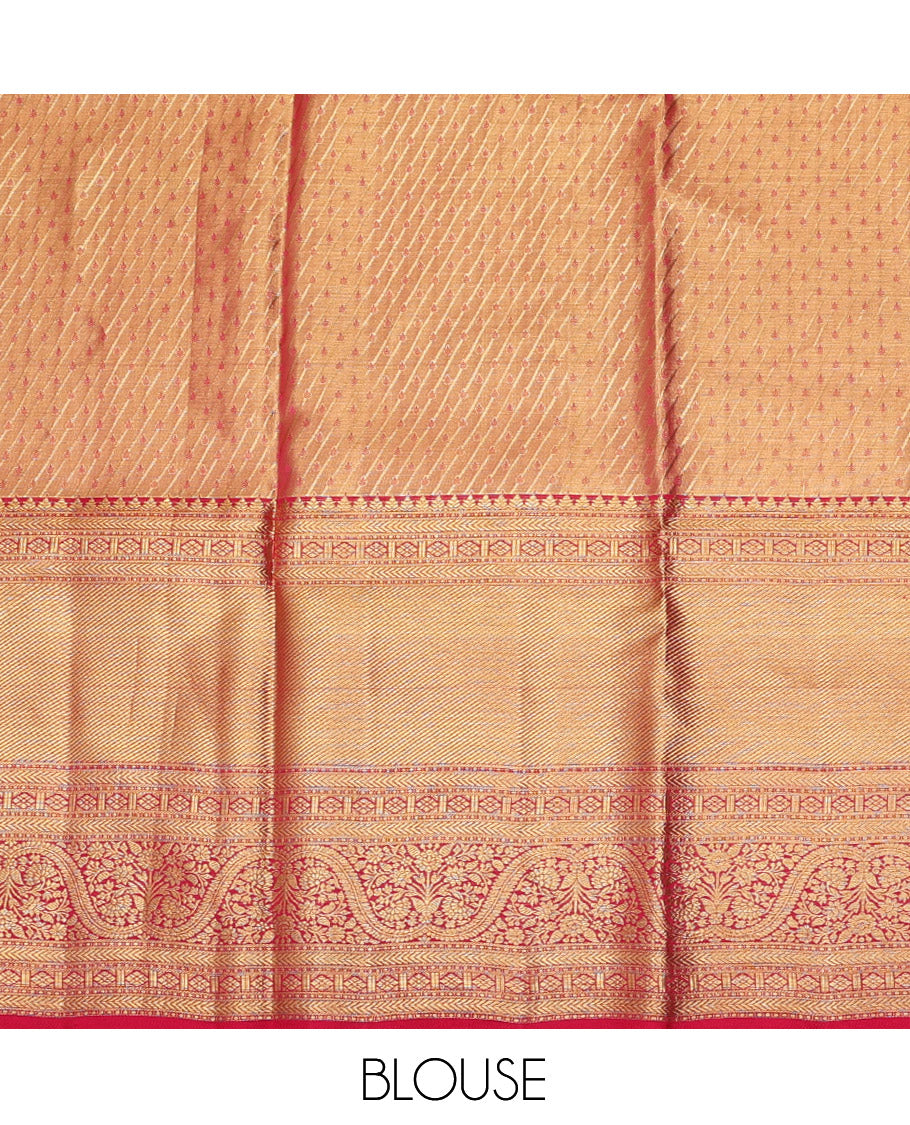 Sandal Pure Silk Half-Saree