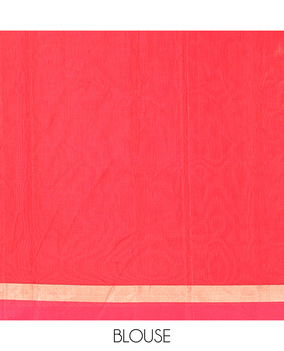 Green Plain Silk Cotton Saree