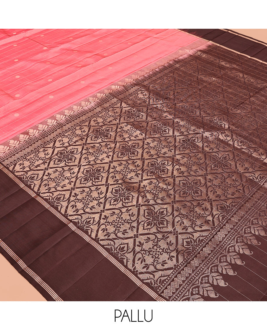 Pink Mayuri Soft Silk Saree