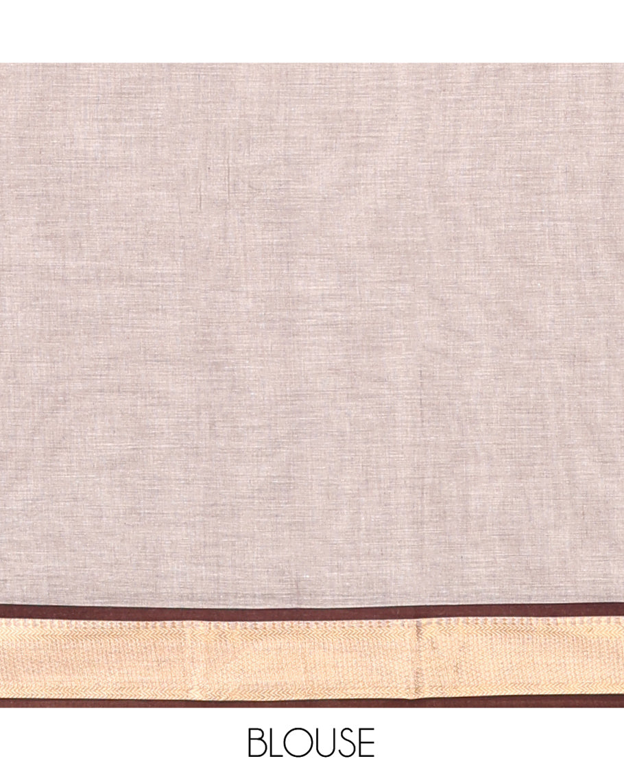Grey Chirala Cotton Saree