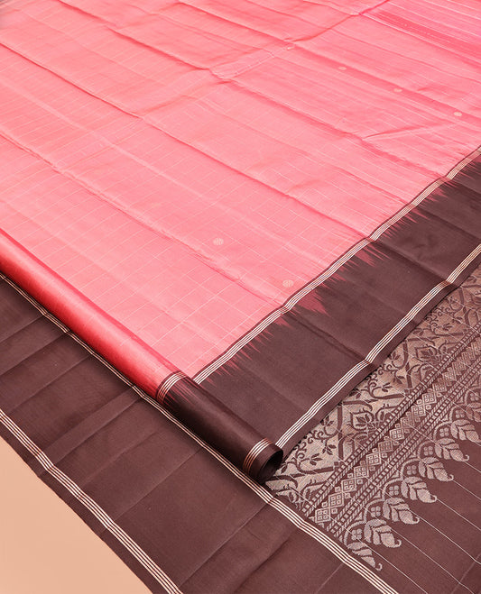 Pink Mayuri Soft Silk Saree