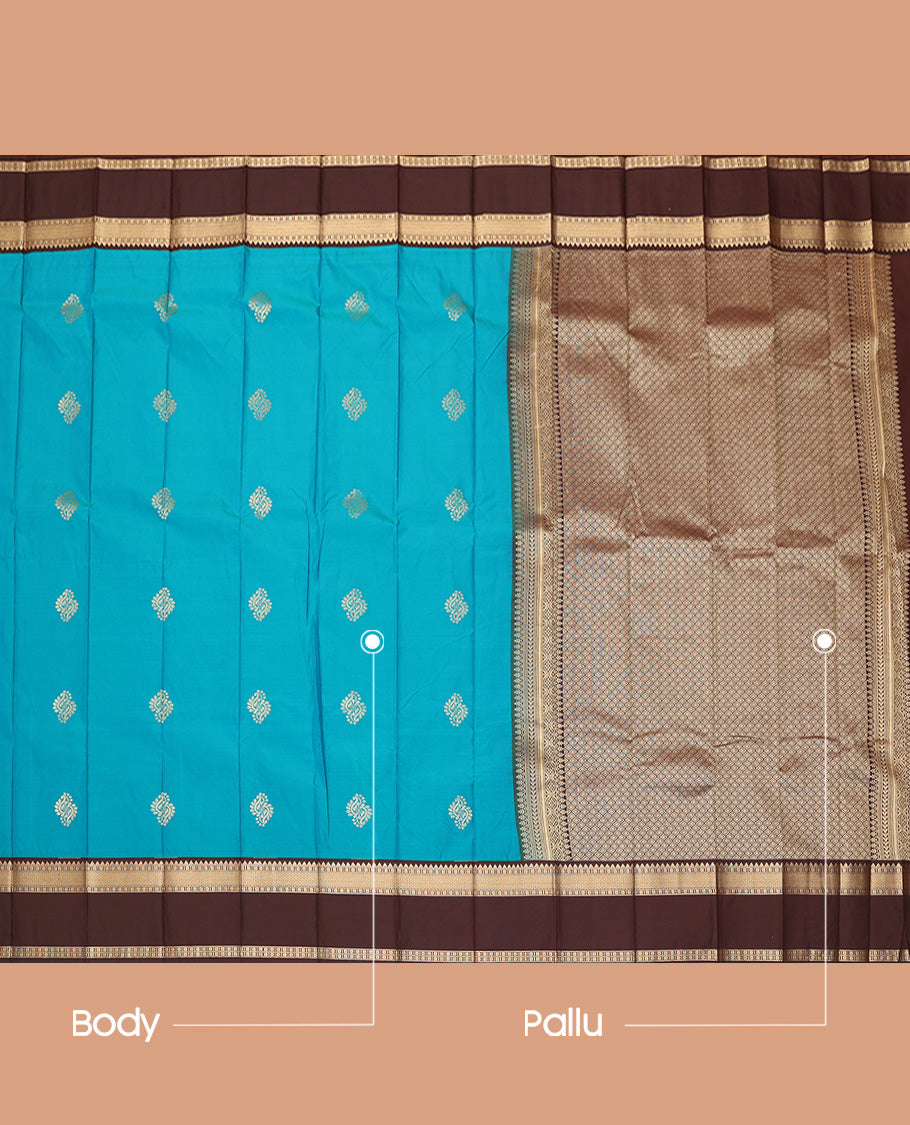 Blue Budget Silk Saree