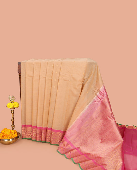 Sandal Gadwal Silk Mix Saree