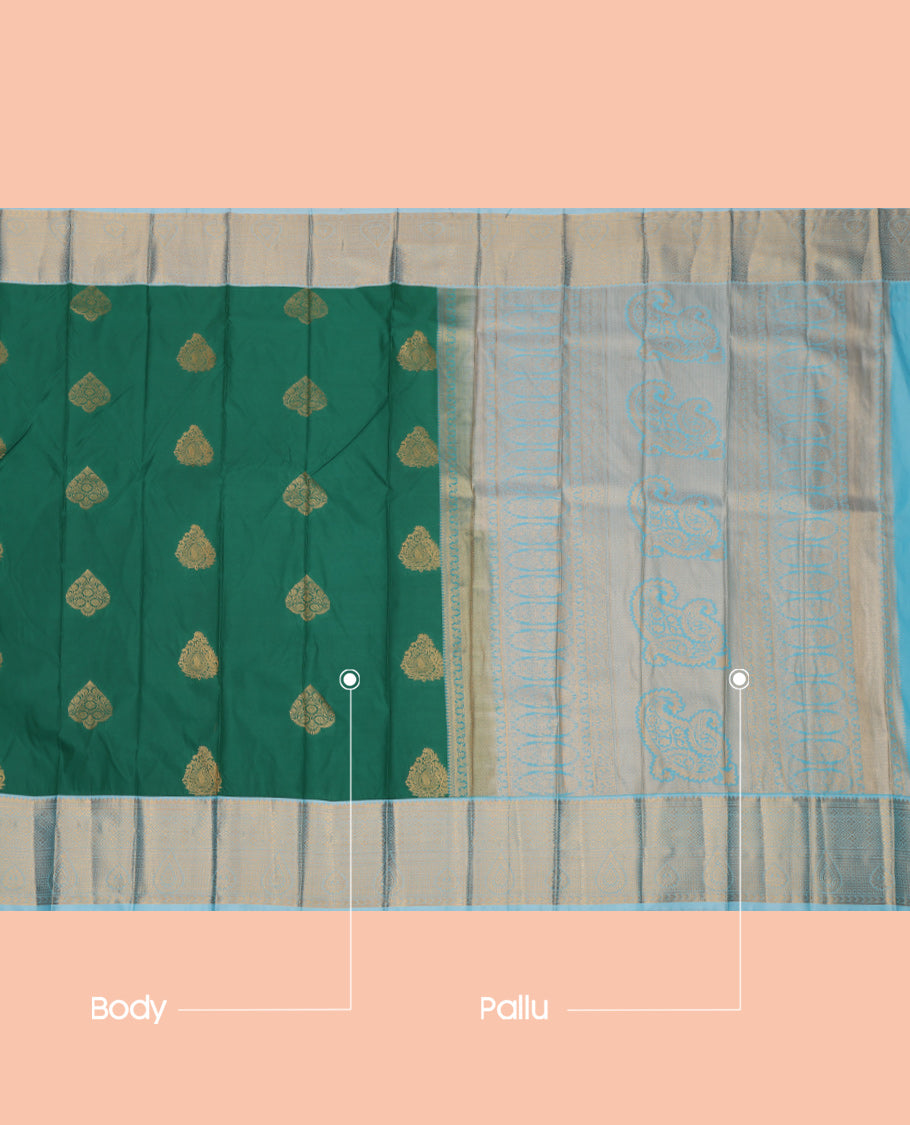 Green Budget Silk Saree