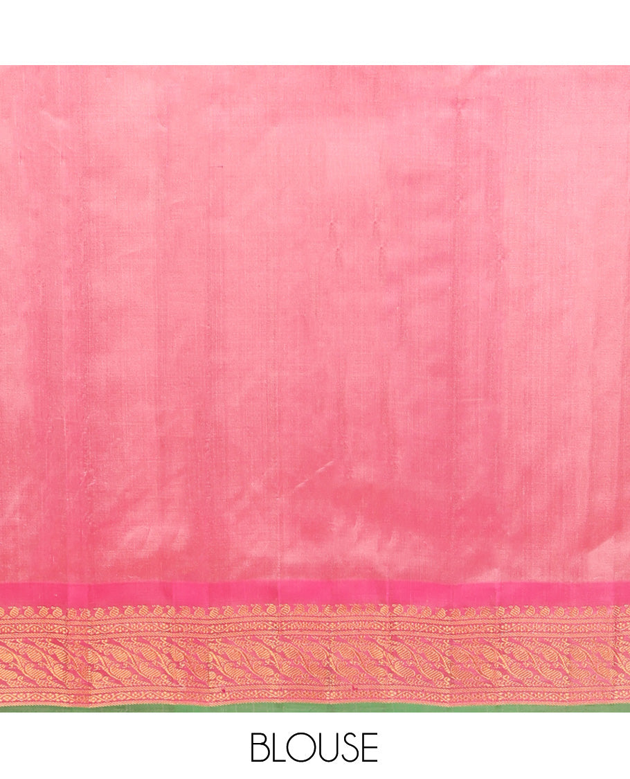 Sandal Gadwal Silk Mix Saree