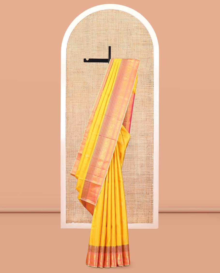 Yellow Kanchi Silk
