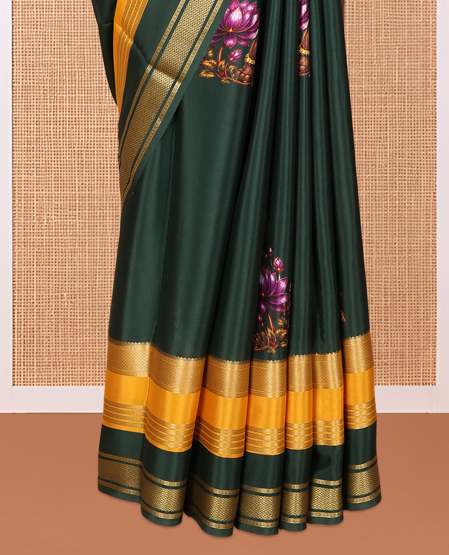 Green Mysore Silk Saree