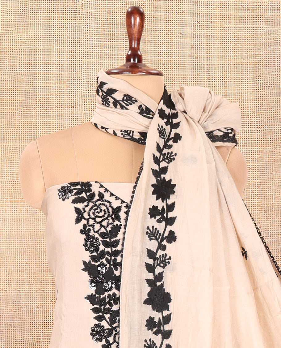 Ivory Chudidar Material