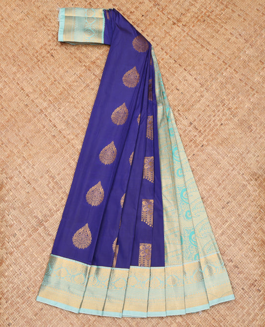 Blue Budget Silk Saree