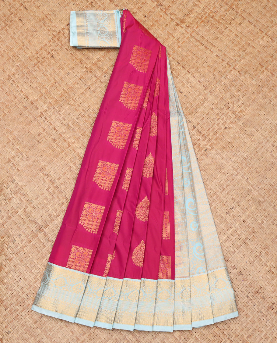 Pink Budget Silk Saree