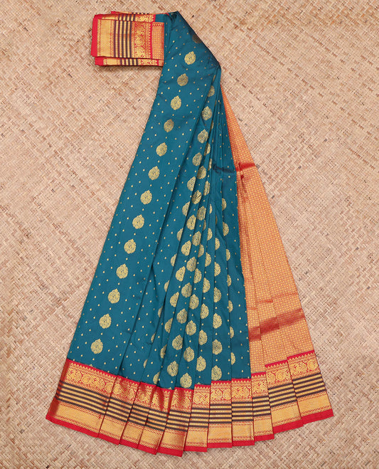 Blue Budget Silk Saree