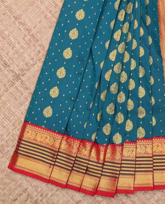 Blue Budget Silk Saree