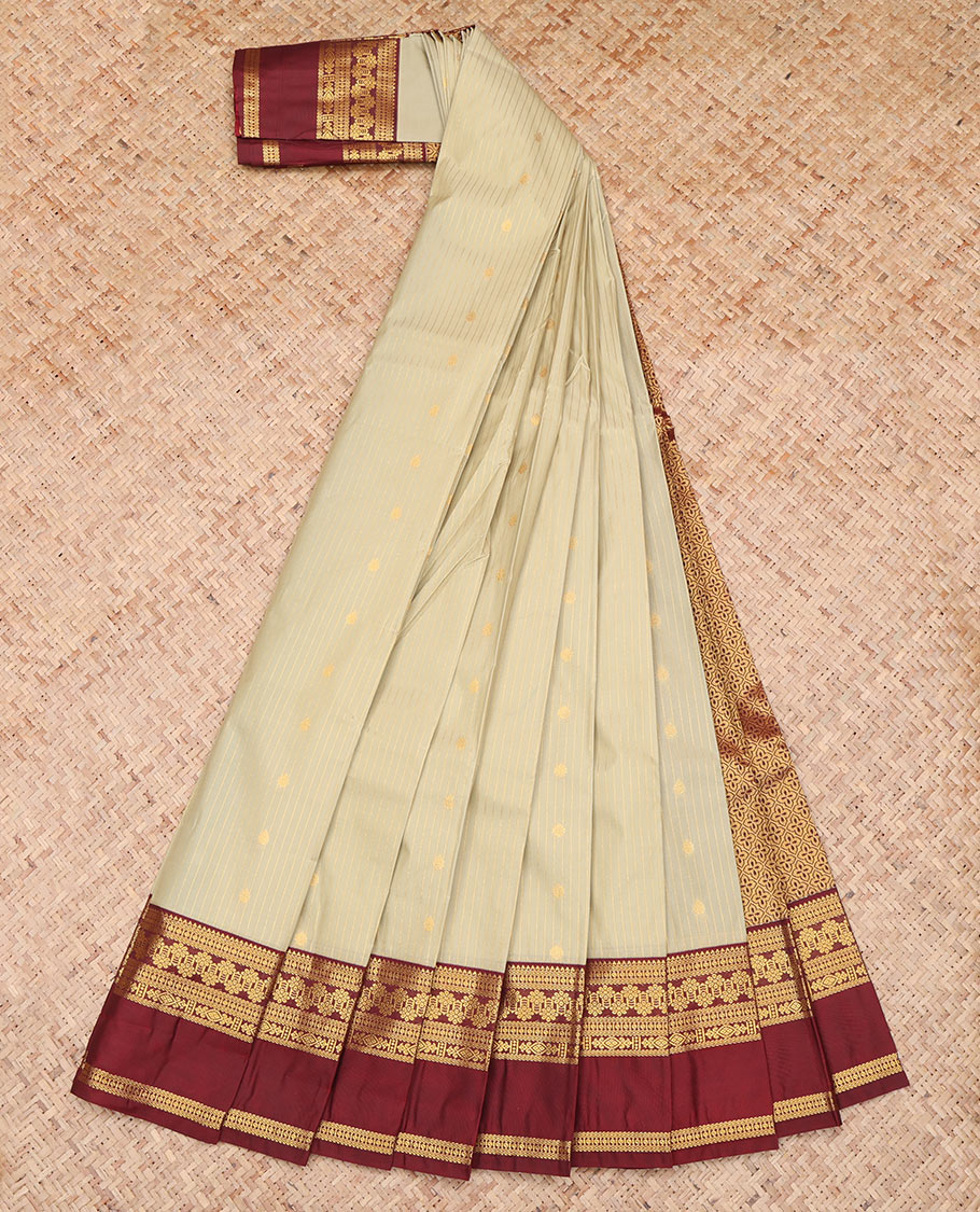 Beige Budget Silk Saree