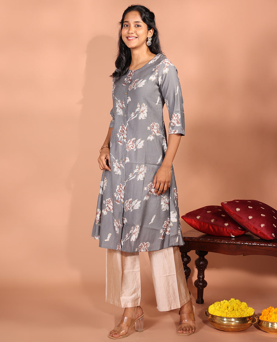Grey Vatican Readymade Kurti