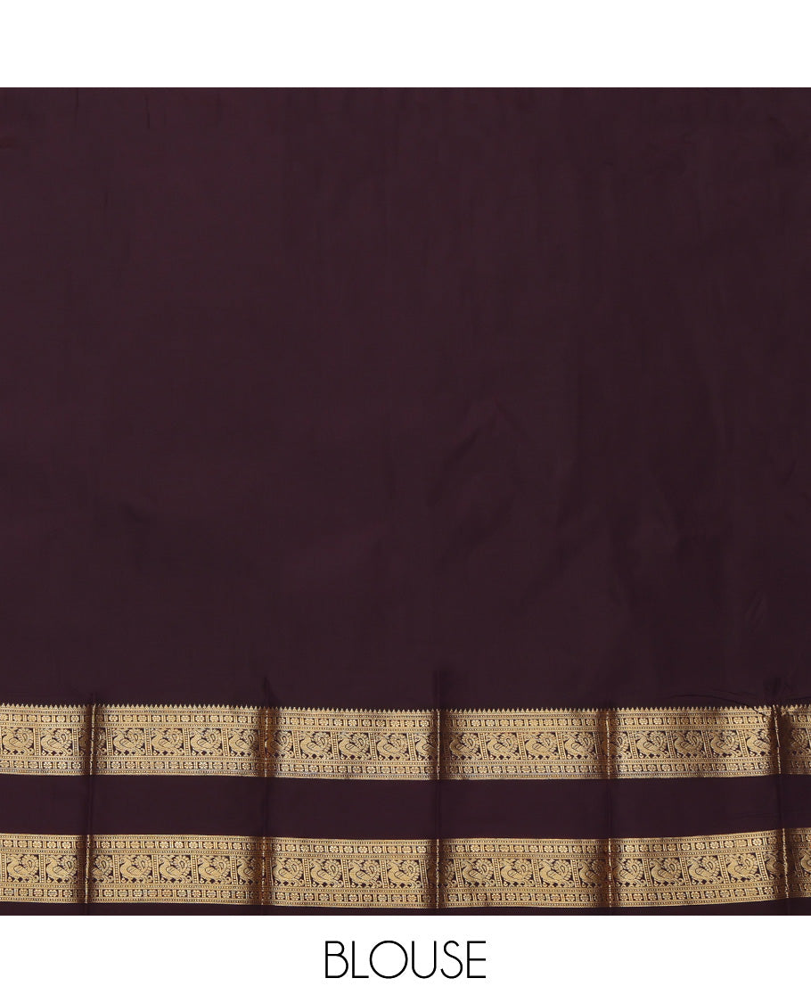 Orange Budget Silk Saree