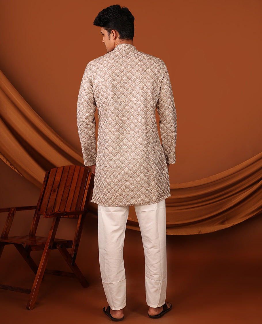 Brown Men's Kurta