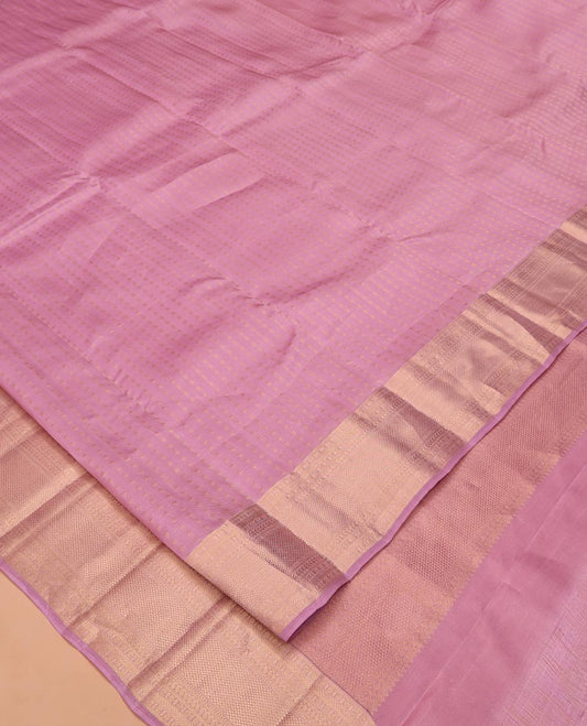 Pink Vasundhara Lite Silk Saree, Steeped with Buttas All Over Its Body, Highlighted by Traditional Zari Designs Woven Border, Grand Pallu and Paired with a Matching Blouse