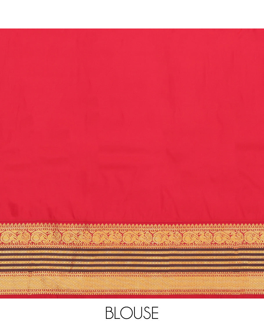Pale Blue Budget Silk Saree