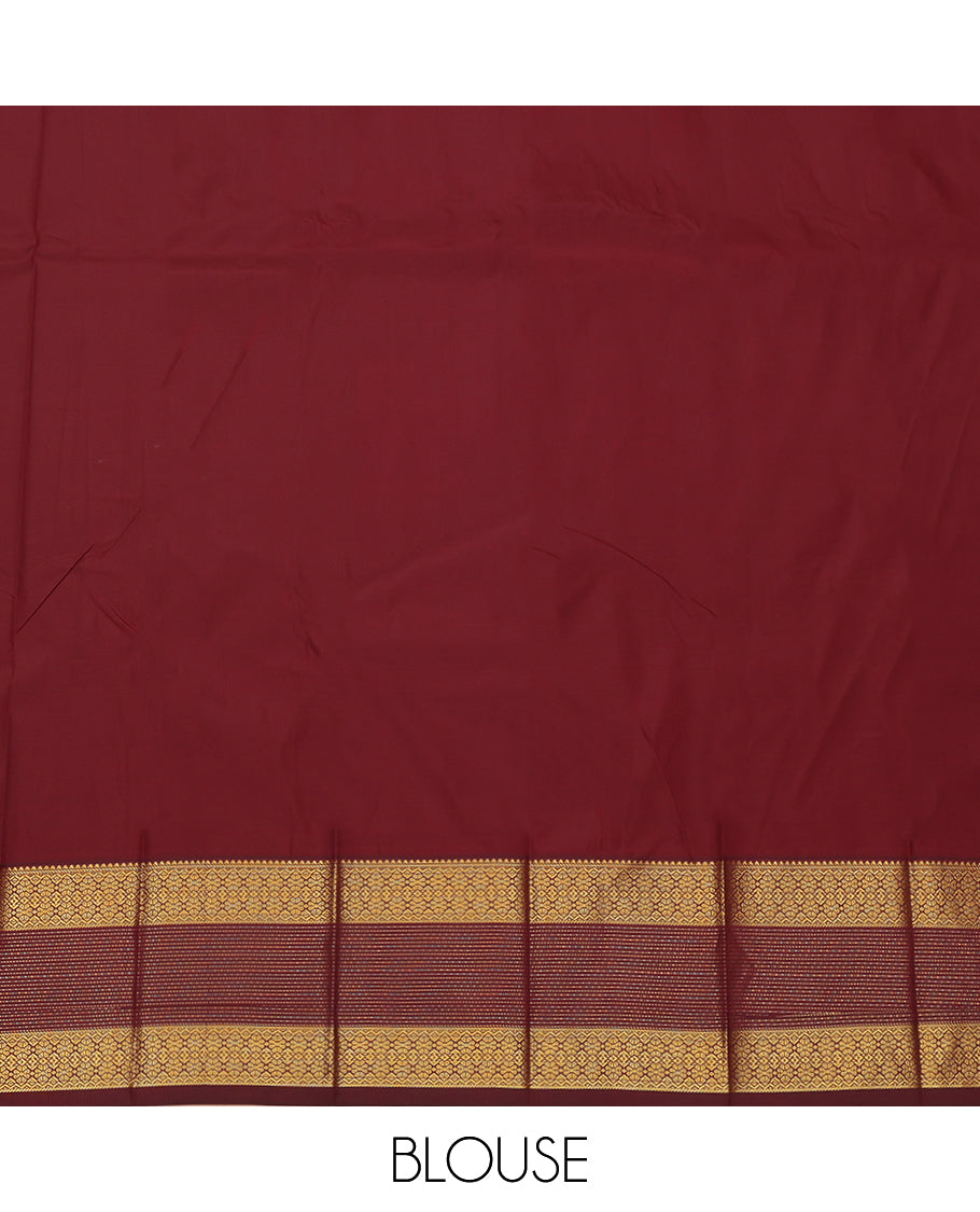 Orange Budget Silk Saree