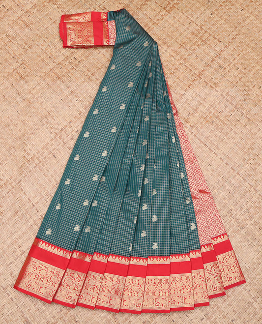 Blue Budget Silk Saree