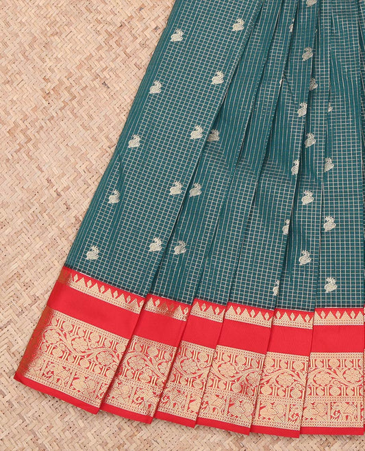 Blue Budget Silk Saree